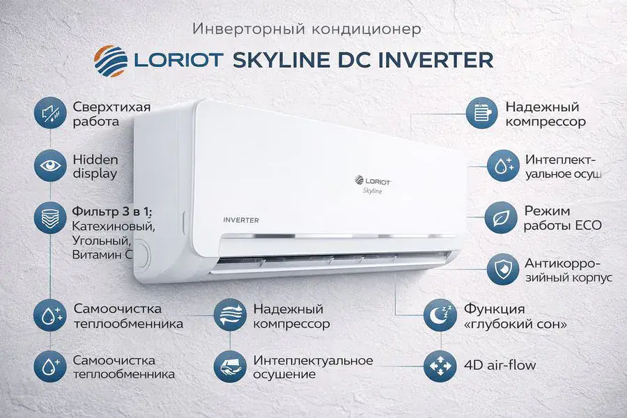 Кондиционер Loriot Skyline DC Inverter